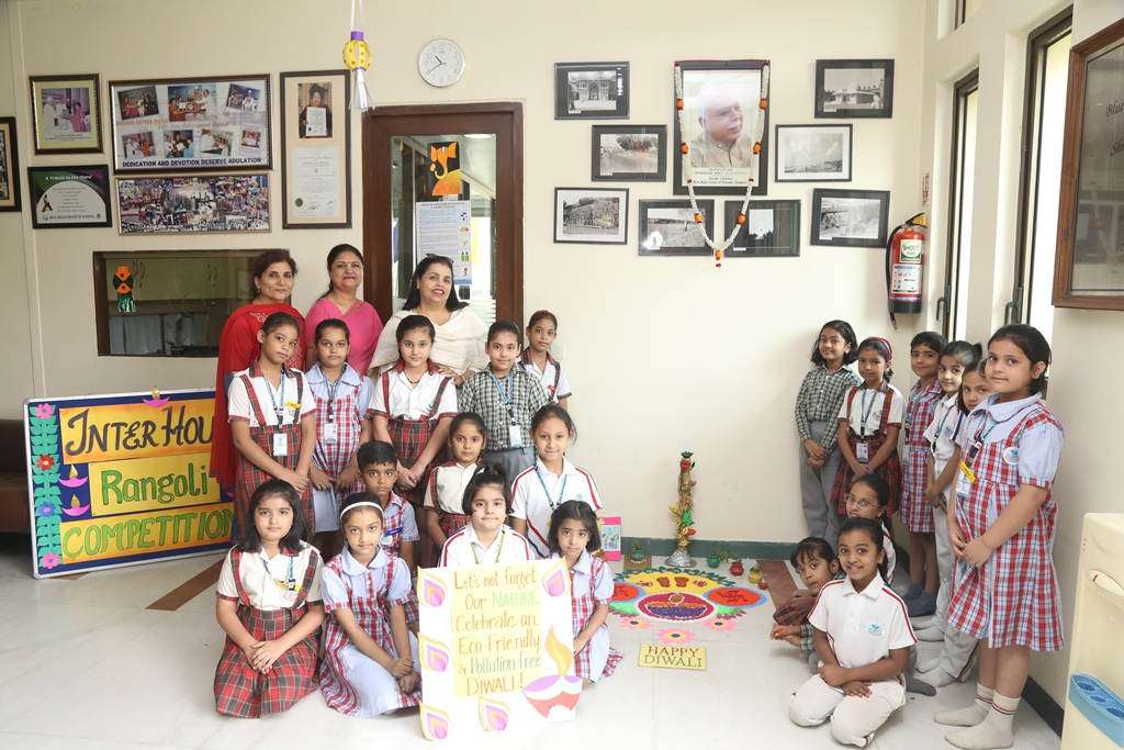 Inter House Rangoli Competition